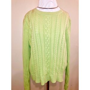 Van Heusen Cable Sweater, XL